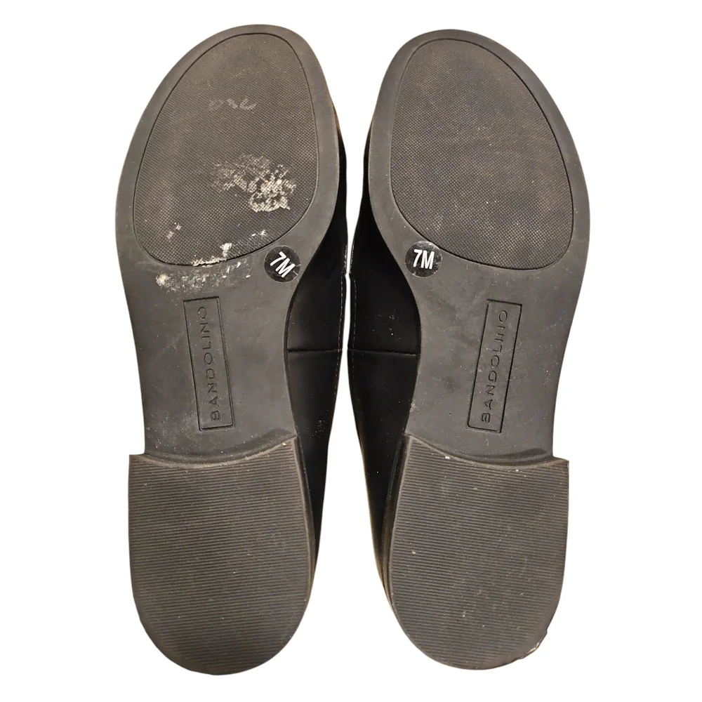 Bandolino Black Low Heel Slip-On Loafers - Picture 4 of 6